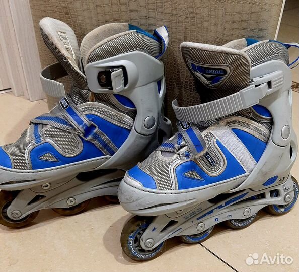 Роликовые коньки + защита