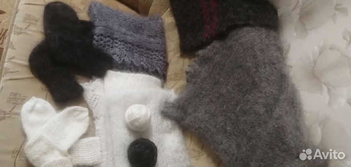 Пуховый платок новый