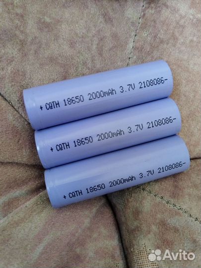 Акб 18650 2000mAH 3.7V