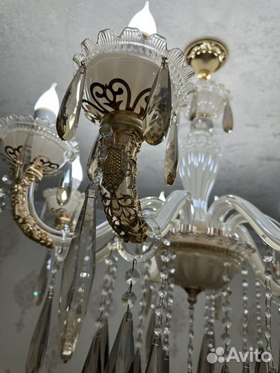 Люстра подвесная потолочная бу