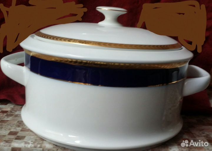 Сервиз обеденный фарфор 'leander 1946'Богемия Чехи