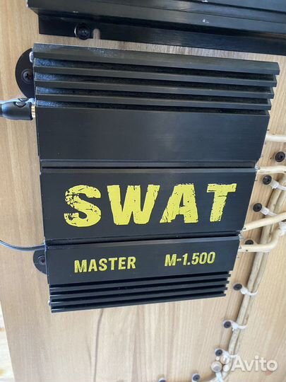 Сабвуфер урал молот 12, усилитель swat m-1.500
