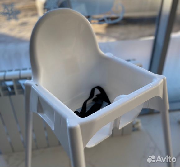 Стульчик для кормления (белый) М6247