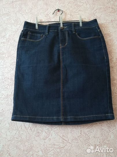 Юбка джинсовая 44 р