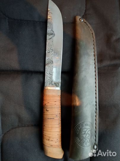 Нож охотничий ручной работы (ручная ковка)