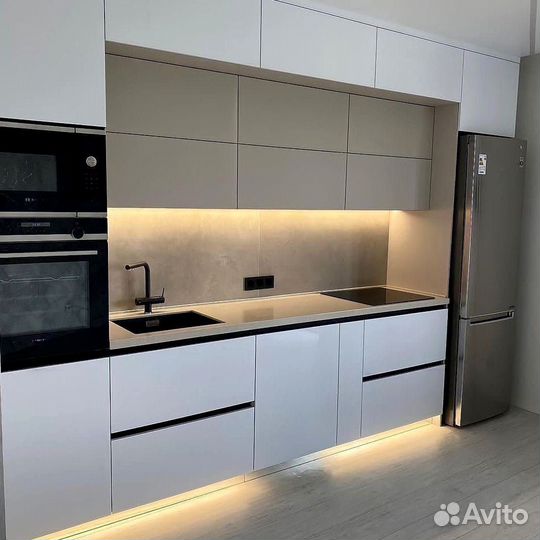 Современная кухня на заказ мдф фасады