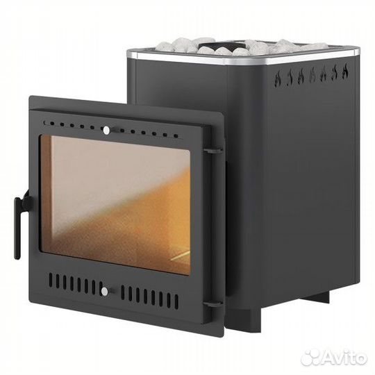 Печь для бани Везувий Русичъ Антрацит 16 Панорама
