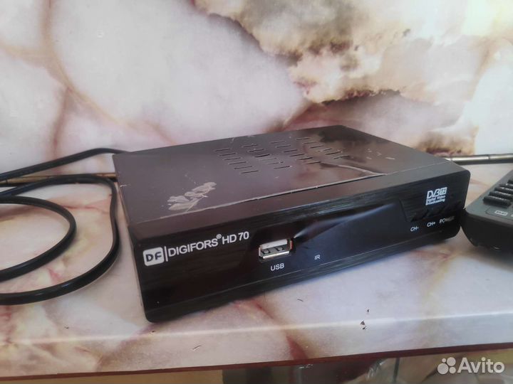 Цифровая тв приставка ресивер на запчасти