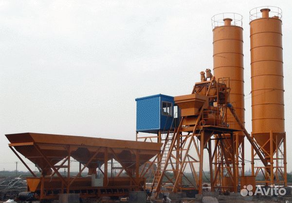 Бетонный завод HZS25 стационарный