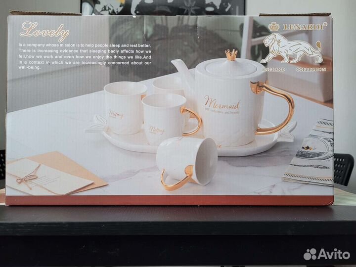 Сервиз чайный Lenardi 6 пр. Белый