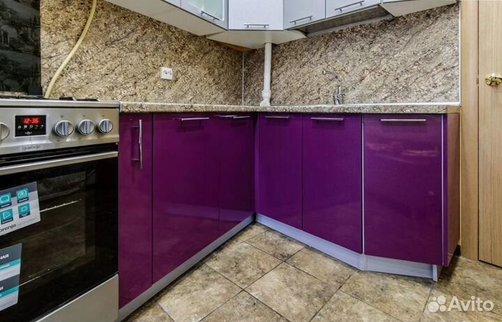 Кухня фиолетовая угловая цена за всё