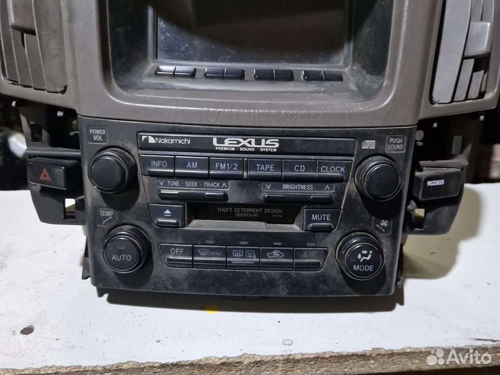 Магнитола в сборе лексус rx 1 1998-2003