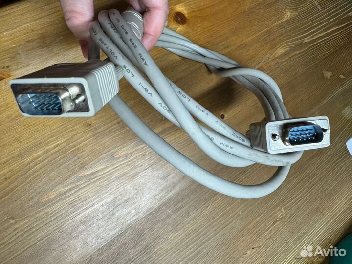 Кабель для компьютера vga-vga 2м и 3 м