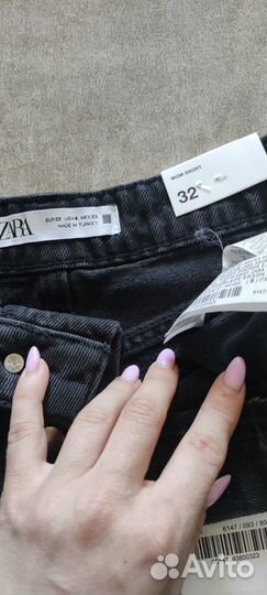 Джинсовые шорты zara новые