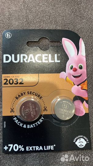 Батарейки duracell 2032