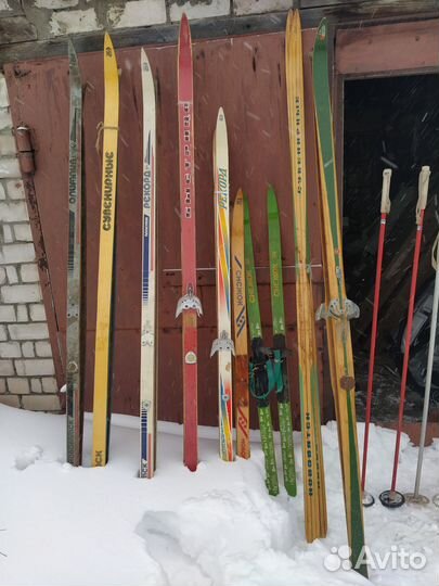 Лыжи беговые взрослые и детские