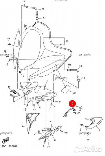 Новая оригинальная панель Yamaha Multi Purpose
