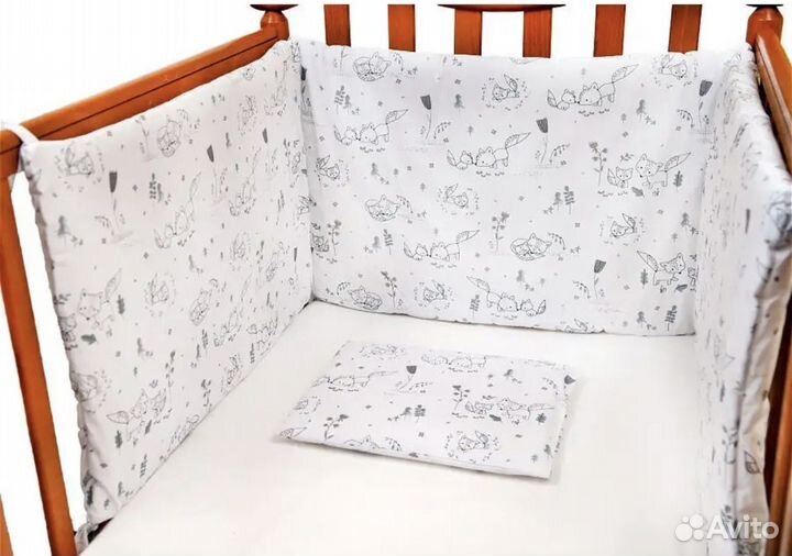 Новый бортик в детскую кроватку