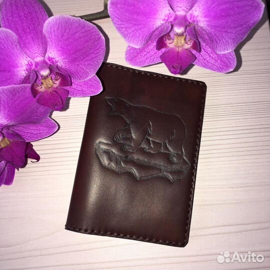 Обложка на паспорт. Ручная работа