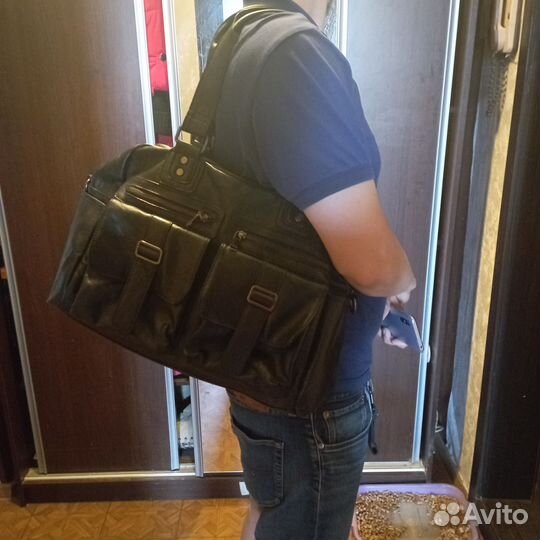 Мужская сумка. Экокожа
