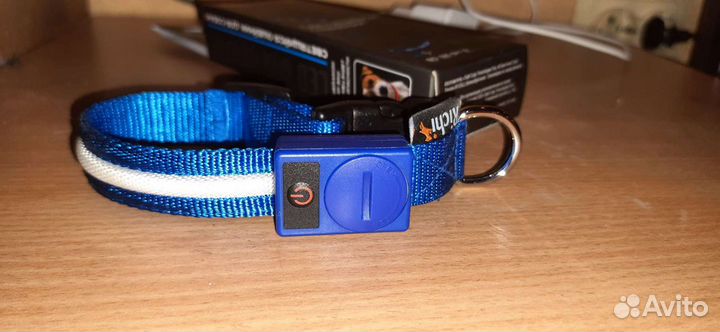 Ошейник для собак светящийся