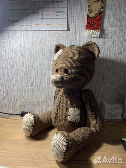 Вязанный мишка