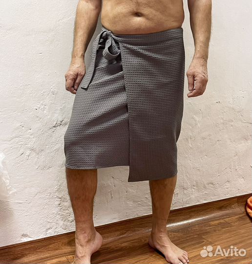 Килт банный без липучек и кнопок