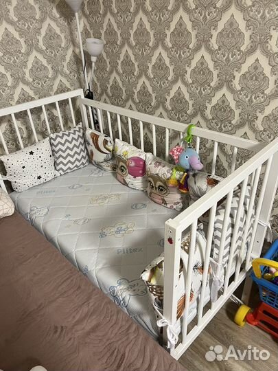 Детская кровать для новорожденных бу