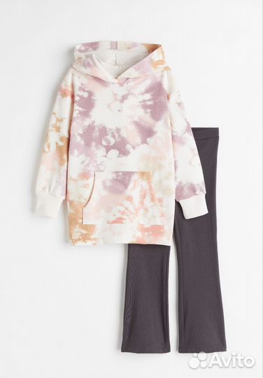 Комплект для девочки худи и леггинсы H&M 98