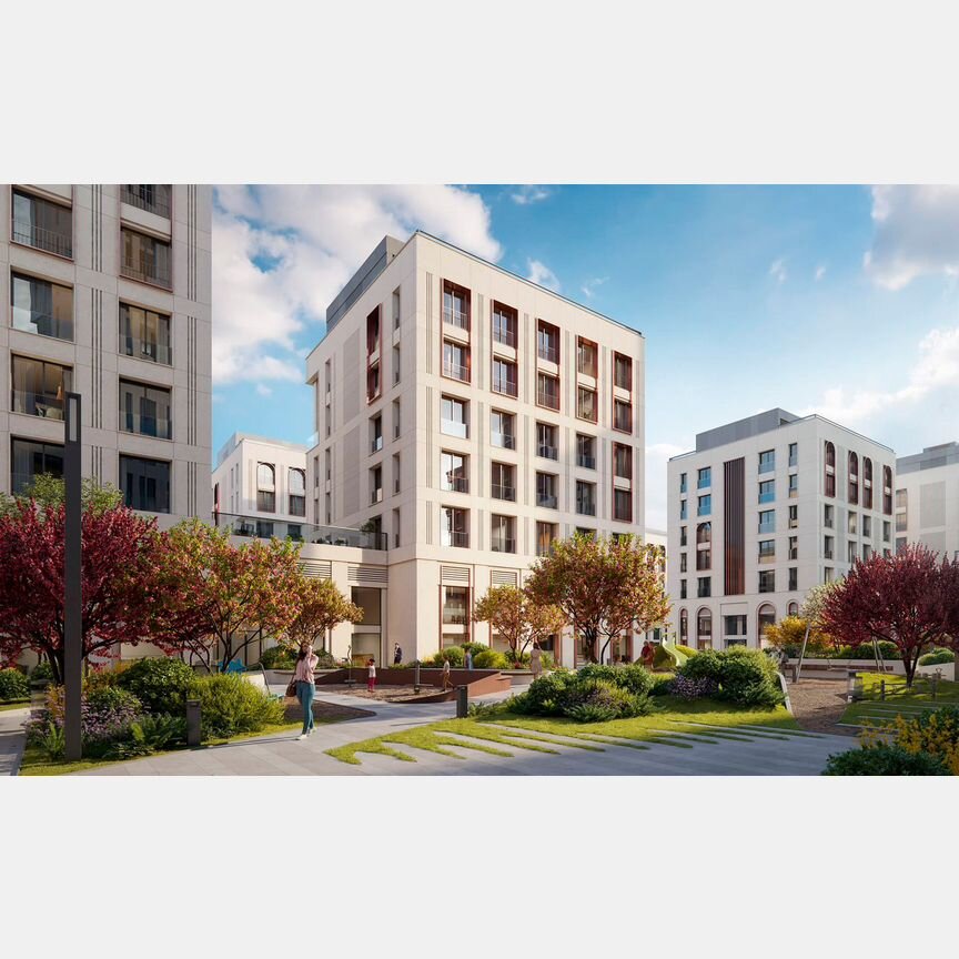 2-к. квартира, 58,6 м², 12/19 эт.