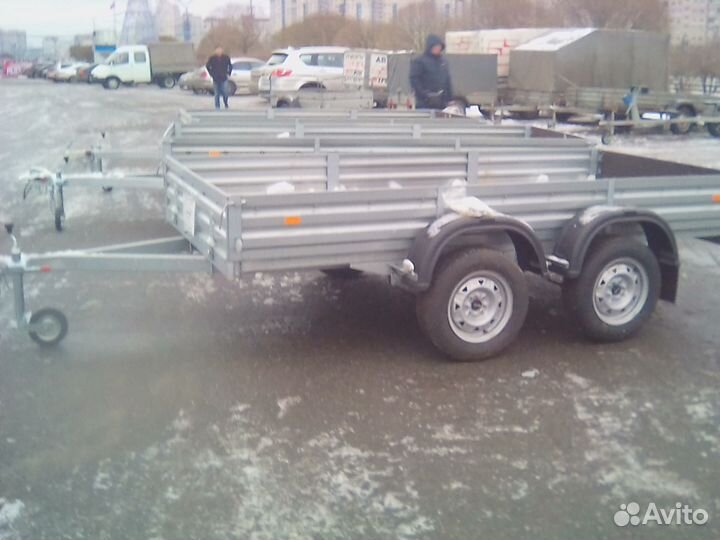 Ц, Прицеп мзса 817731 с опорным колесом