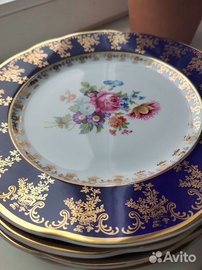 Тарелки сервиз Полевой цветок Leander новые