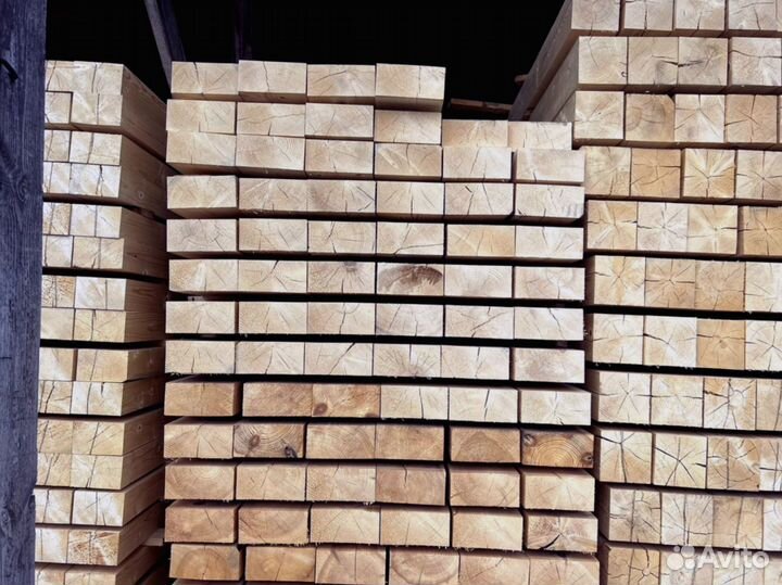 Доска обрезная 50х200х6000мм от производителя