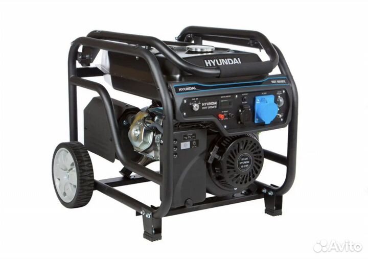 Бензиновый генератор Hyundai HHY 9050FE, 6.5 кВт