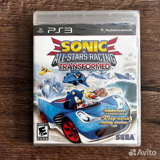 Подборка запечатанных игр серии sonic для PS3