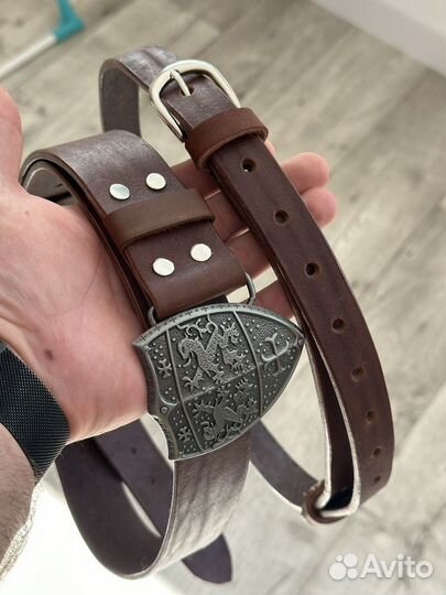 Ремень мужской ручной работы