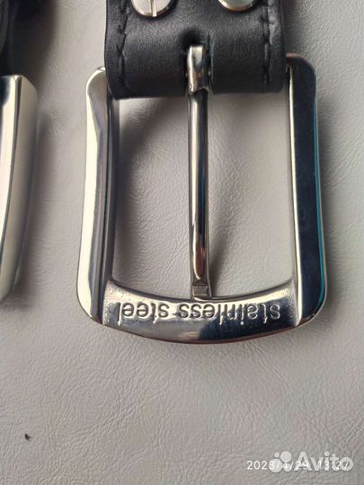 Мужской кожаный ремень ручной работы