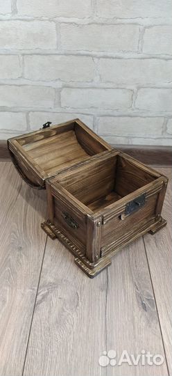 Деревянные шкатулки в ассортименте