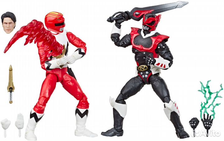 Power Rangers Lightning Collection Red Ranger & Ps