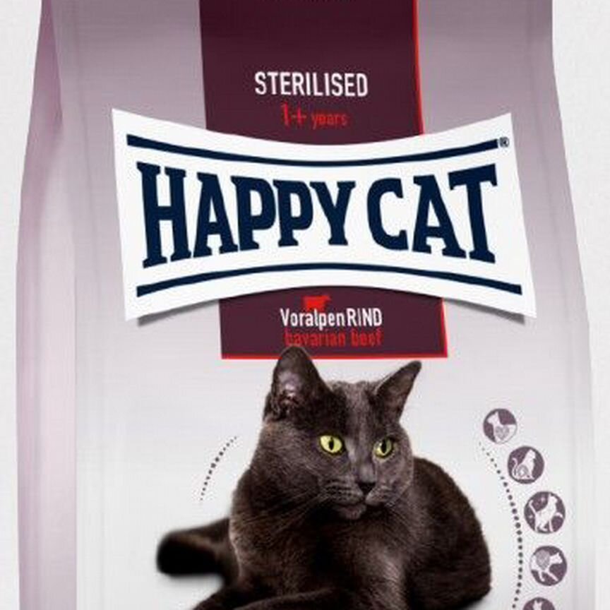 Сухой корм Happy Cat Steril Voralpen