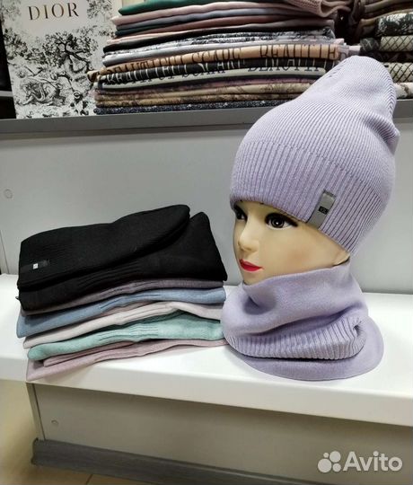 Женские шапки комплекты