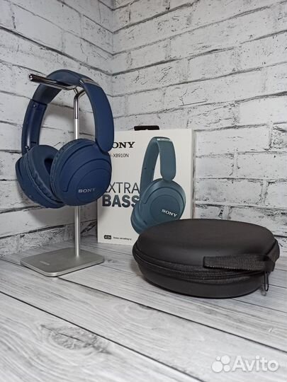 Беспроводные наушники Sony WH-XB910N Синие