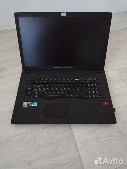 Игровой ноутбук asus ROG Strix, черный, 17.3, торг