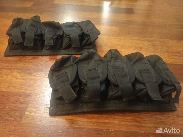 Подсумки вог-25 чёрный рип-стоп союзспецоснащение