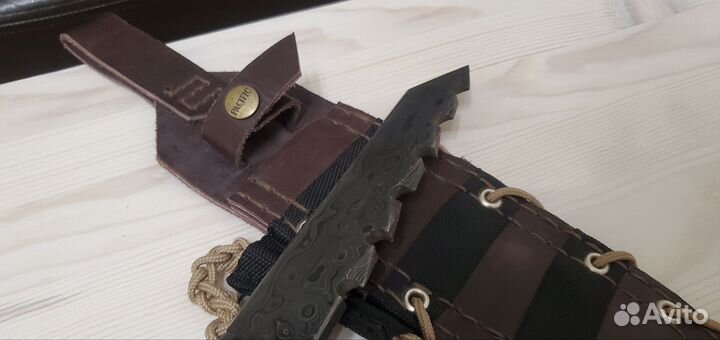 Нож из дамасской стали Golem