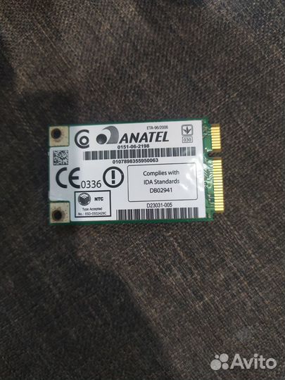Модуль Wi-Fi для ноутбука Anatel ETA-96/2006
