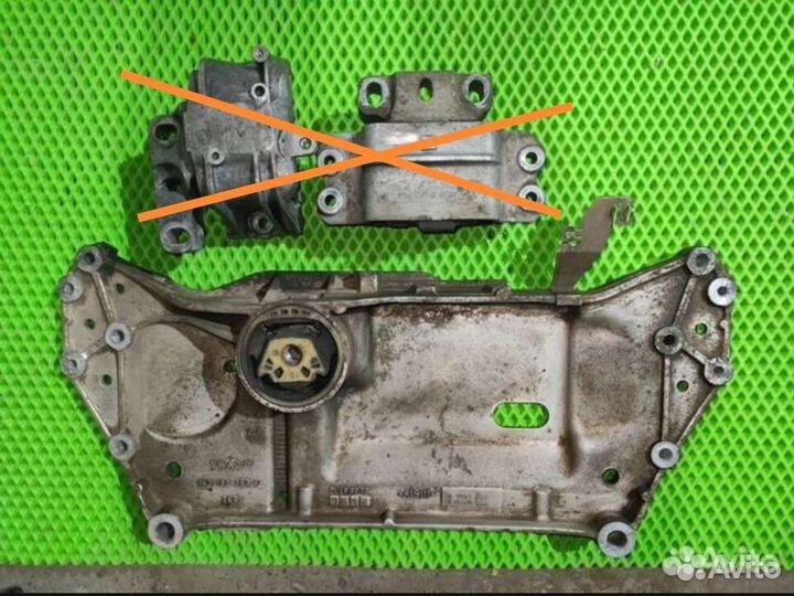 Подушка двигателя подрамник Volkswagen Golf Plus