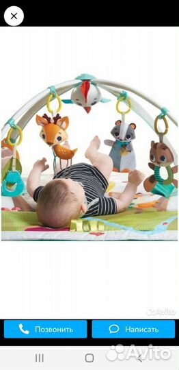 Развивающий игровой коврик tiny love сказочный лес