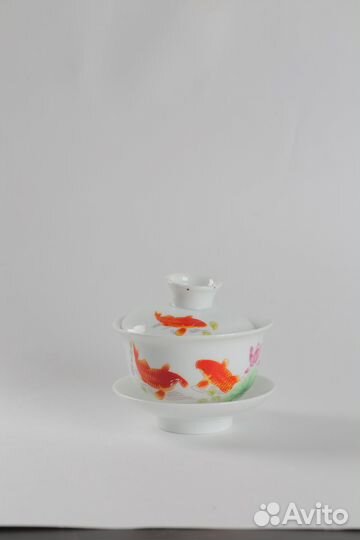 Гайвань заварочный чайник с рыбкой