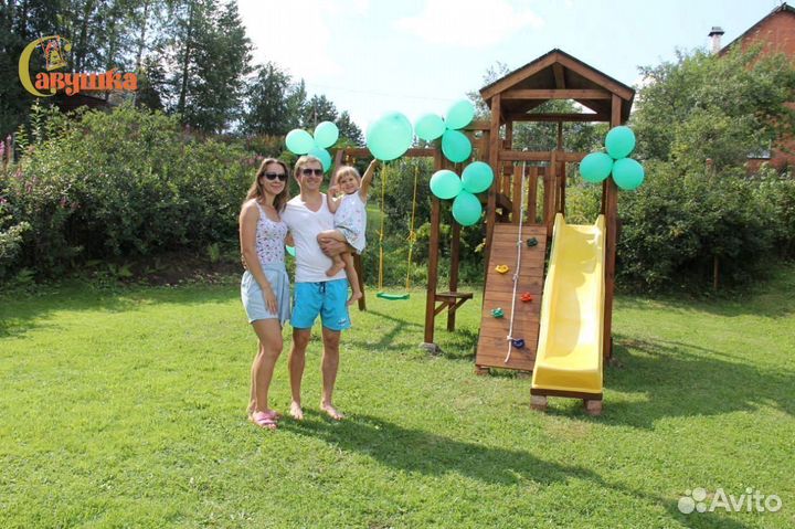 Новый детский спортивный комплекс для дачи